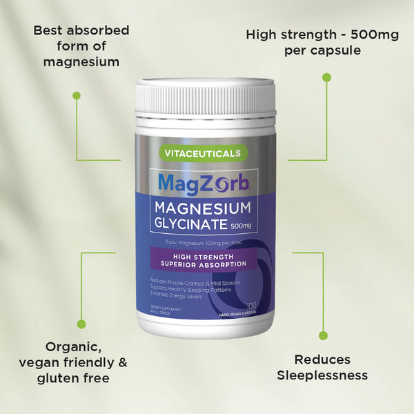 Magzorb Magnesium Glycinate Capsules 100s