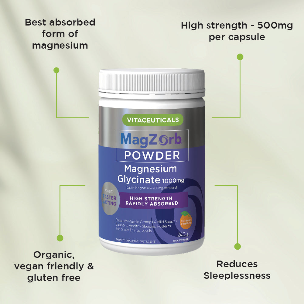 Magzorb Powder Features