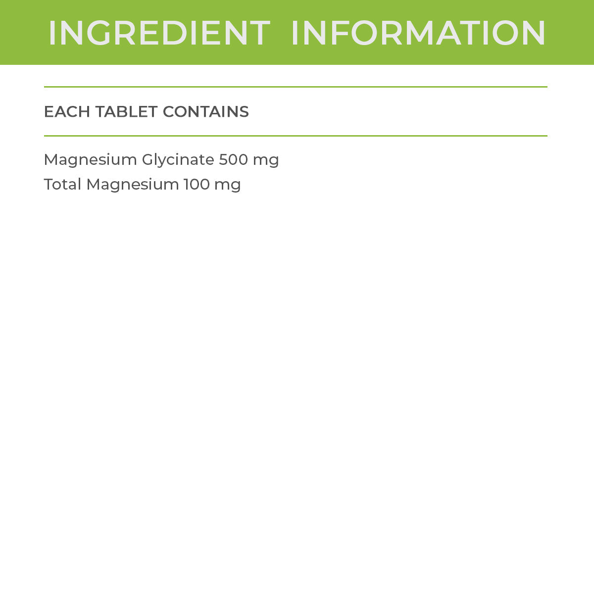 Magzorb Ingredients