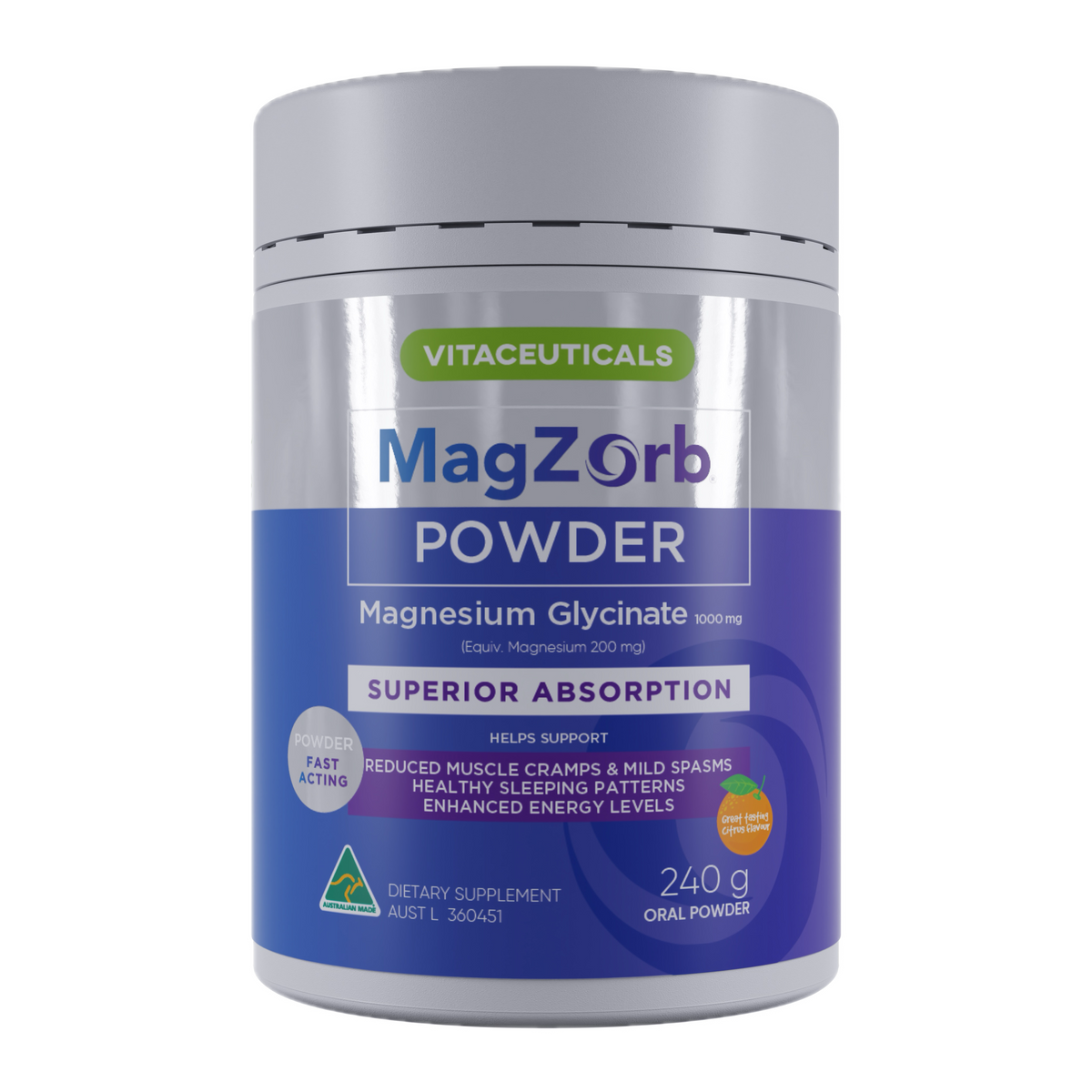 MagZorb Magnesium Glycinate Powder