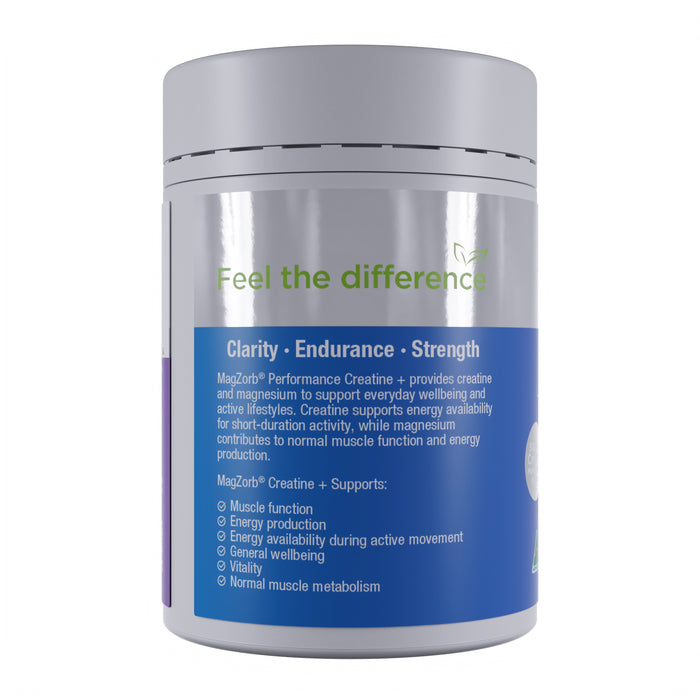 MagZorb Performance Creatine+ – supplement bottle – front view | Vitaceuticals