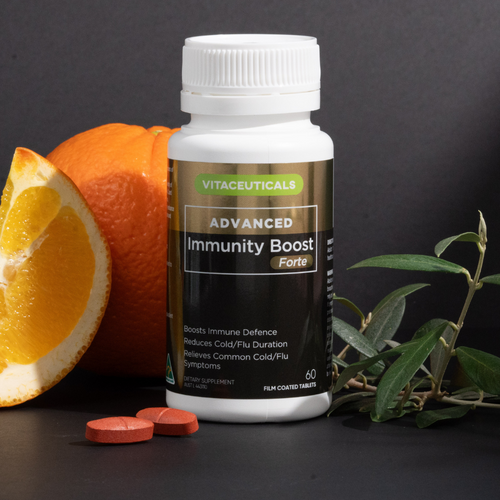 Advanced Immunity Boost Forte – key benefits infographic | Vitaceuticals