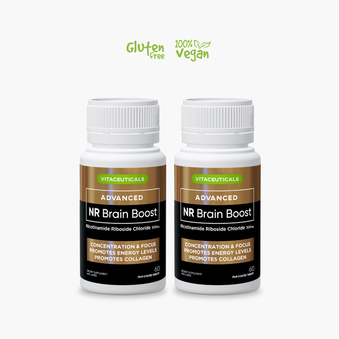 Advanced NR Brain Boost – 2-pack bundle – front view | Vitaceuticals