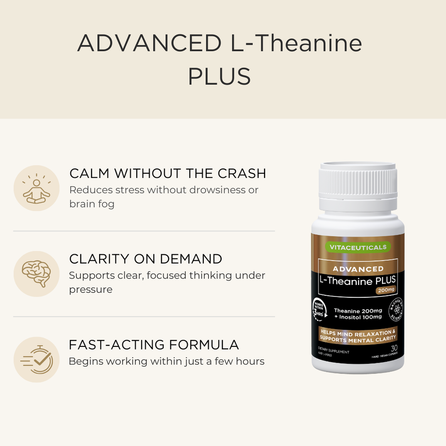 Advanced L-Theanine Plus – key benefits