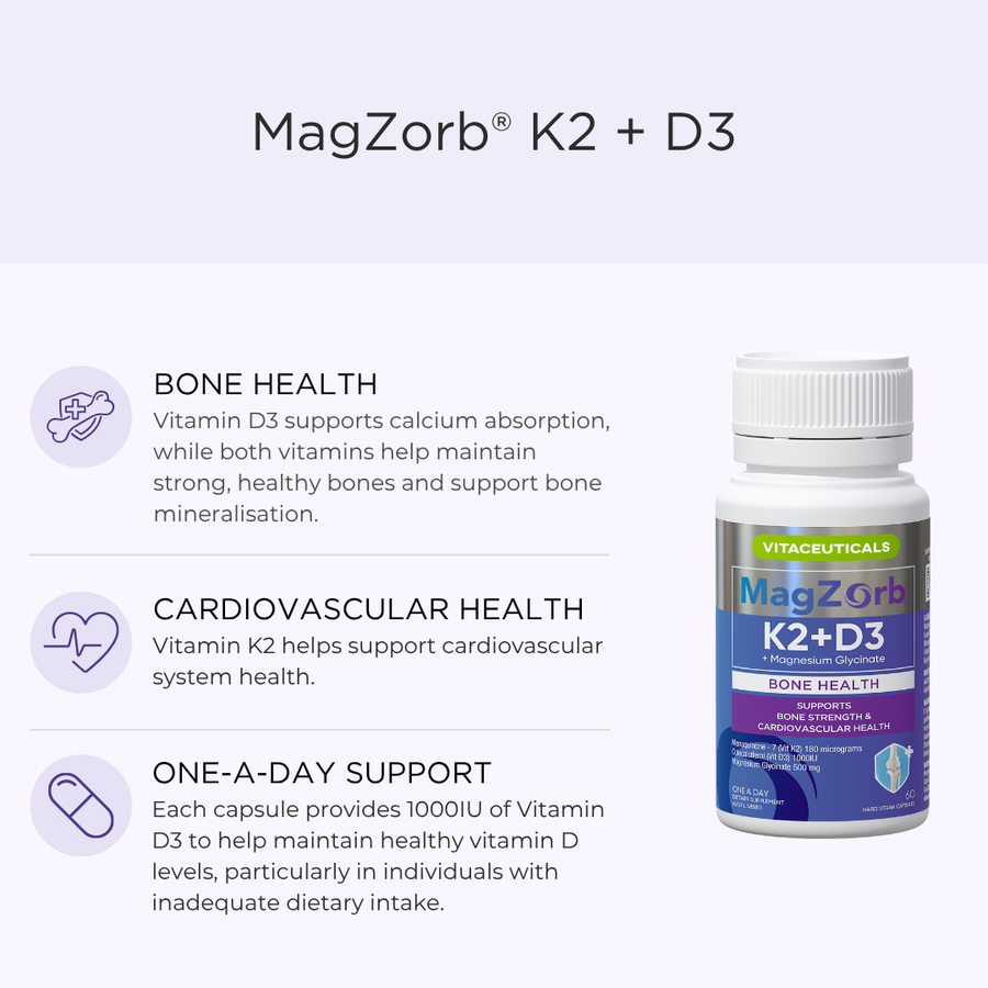 MagZorb K2 + D3 – key benefits