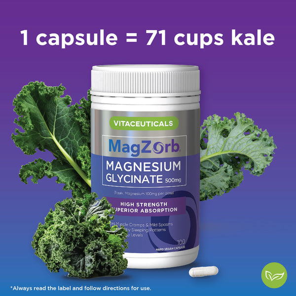 Magzorb Magnesium Glycinate Capsules 100s